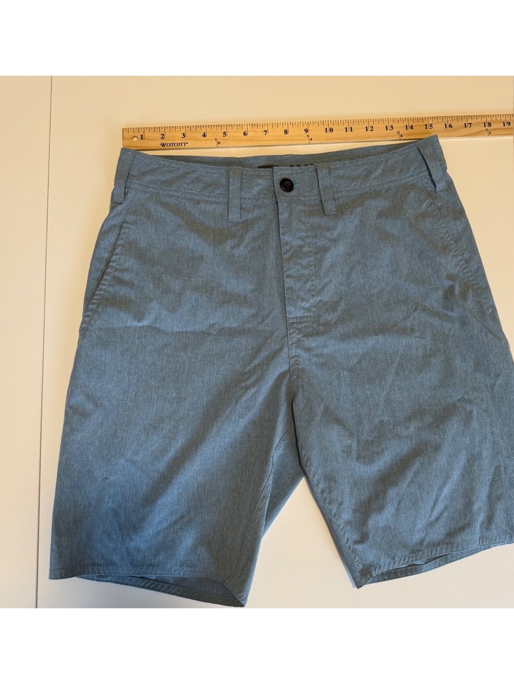 Avid Gear Fishing Shorts Men’s Size 30 Blue Performance Stretch Angler Shorts